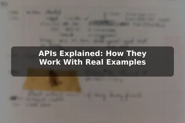 APIs Explained: How They Work With Real Examples