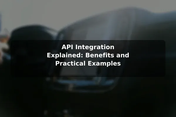 API Integration Explained: Benefits and Practical Examples