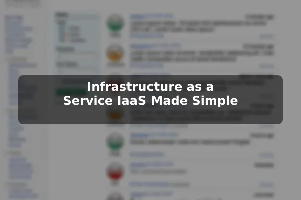 Infrastructure as a Service (IaaS) Made Simple