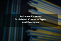 Software Licenses Explained: Common Types and Examples Software Licenses Explained: Common Types and Examples