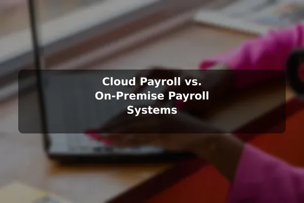 Cloud Payroll vs. On-Premise Payroll Systems