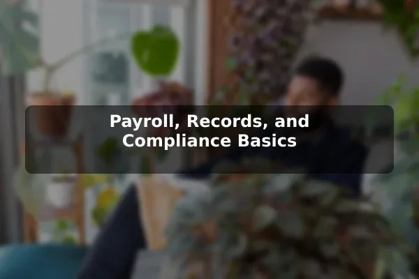 Payroll, Records, and Compliance Basics