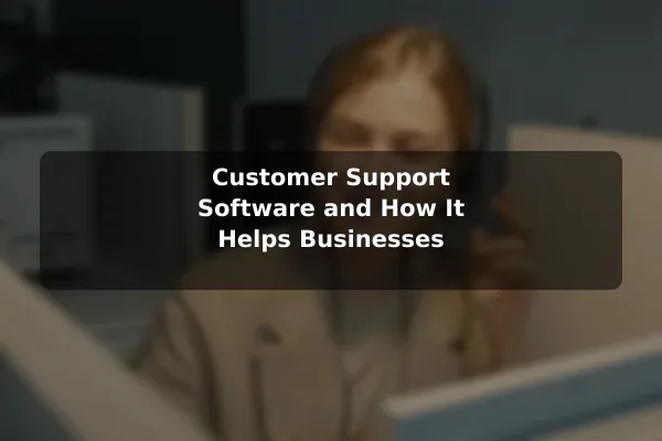 Customer Support Software and How It Helps Businesses