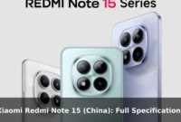 Xiaomi Redmi Note 15 (China): Full Specifications Xiaomi Redmi Note 15 (China): Full Specifications