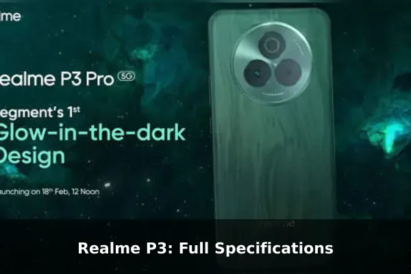 Realme P3: Full Specifications