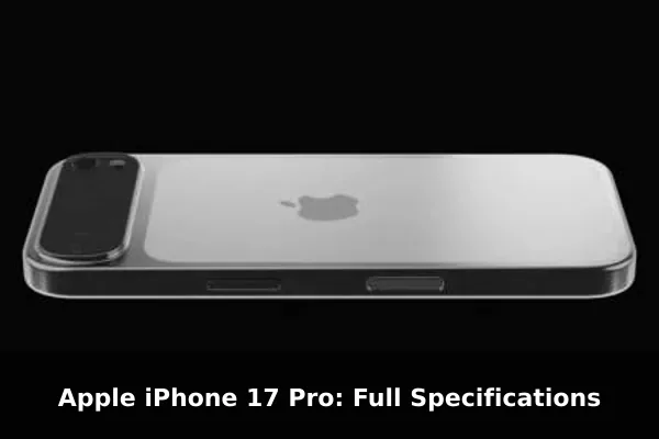 Apple iPhone 17 Pro: Full Specifications