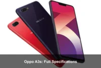 Oppo A3s: Full Specifications