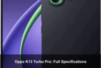 Oppo K13 Turbo Pro: Full Specifications Oppo K13 Turbo Pro: Full Specifications