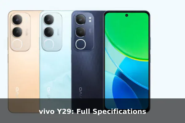 vivo Y29: Full Specifications