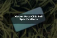 Xiaomi Poco C85: Full Specifications