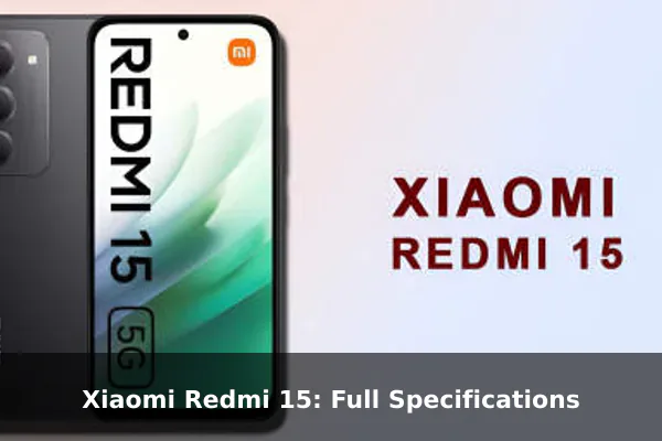 Xiaomi Redmi 15: Full Specifications