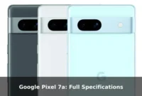 Google Pixel 7a: Full Specifications