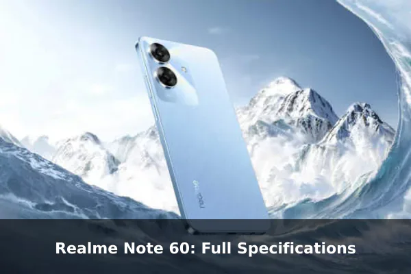 Realme Note 60: Full Specifications