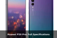 Huawei P20 Pro: Full Specifications