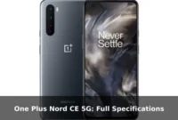 One Plus Nord CE 5G: Full Specifications