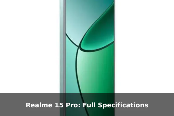 Realme 15 Pro: Full Specifications