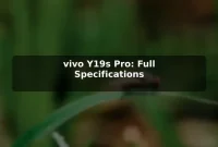 vivo Y19s Pro: Full Specifications