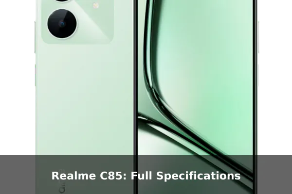 Realme C85: Full Specifications