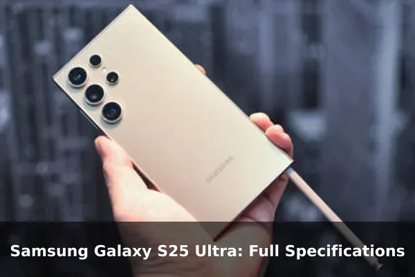 Samsung Galaxy S25 Ultra: Full Specifications