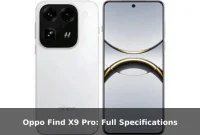 Oppo Find X9 Pro: Full Specifications